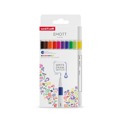 EMOTT 10 FEUTRES POINTE FINE COLORIS ASSORTIS