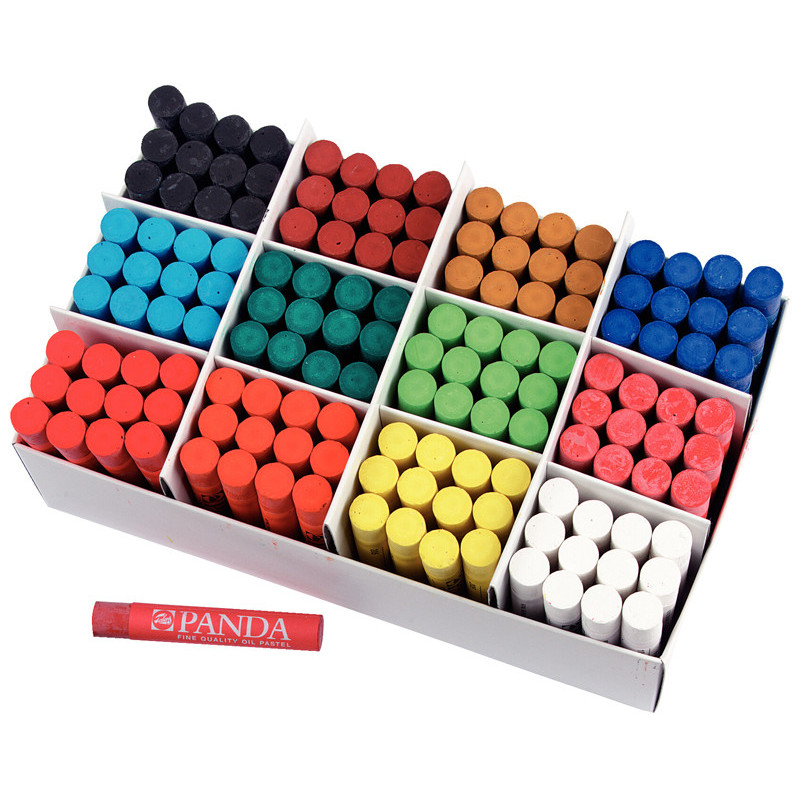 8712079098926 - PANDA 1 CLASSPACK DE 144 PASTELS A L'HUILE COLORIS ASSORTIS