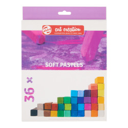 8712079393823 - ART CREATION 1 LOT DE 36 PASTELS SECS COLORIS ASSORTIS