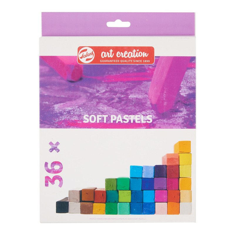 8712079393823 - ART CREATION 1 LOT DE 36 PASTELS SECS COLORIS ASSORTIS