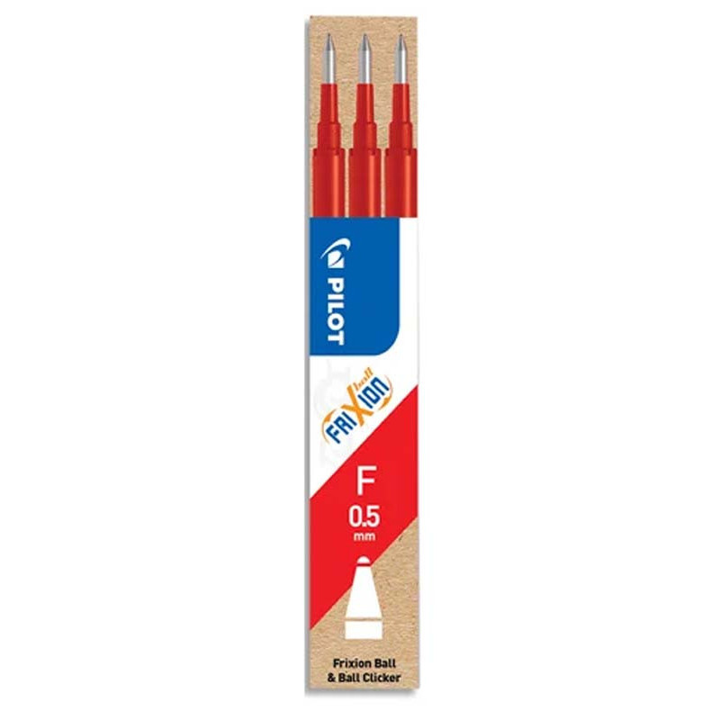4902505422850 - FRIXION BALL FINE 3 RECHARGES ROUGE