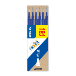4902505525629 - FRIXION BALL / CLICKER 6 RECHARGES BLEU
