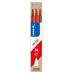 4902505356063 - FRIXION BALL / CLICKER 3 RECHARGES ROUGE