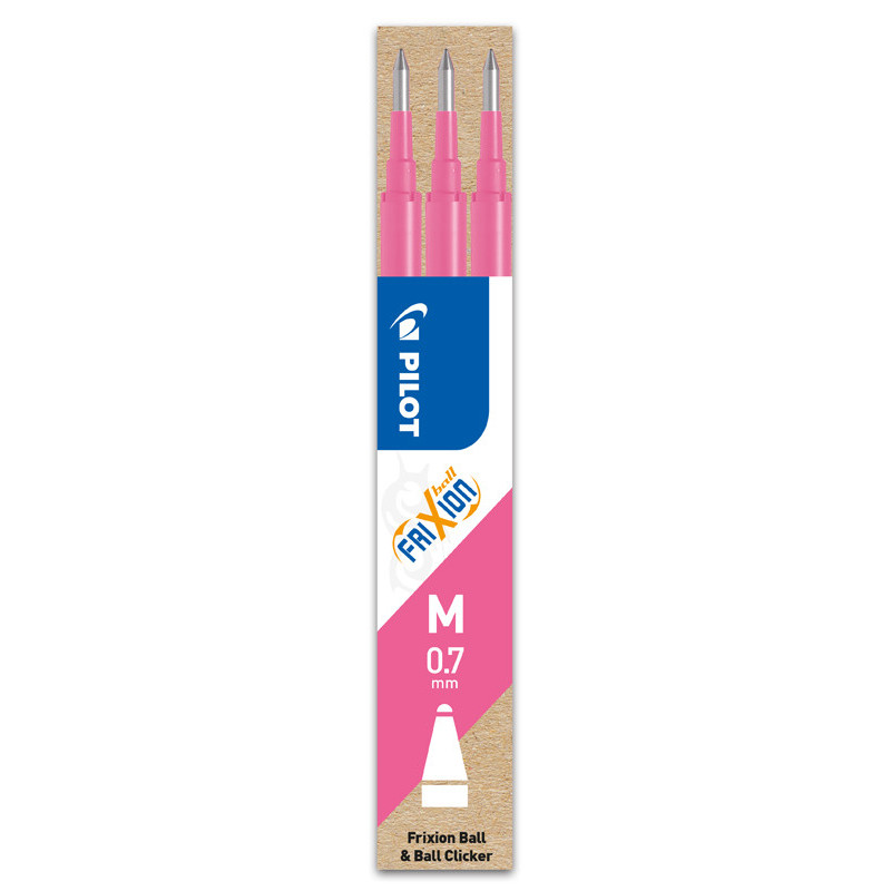 4902505358142 - FRIXION BALL / CLICKER 3 RECHARGES ROSE