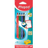 3154148338000 - MARKERPEPS 4 CRAYONS EFFACABLES A SEC COLORIS ASSORTIS + 1 TC