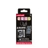 3296280046792 - UNI-CHALK 4 MARQUEURS POINTE CONIQUE MOYENNE COLORIS FLUOS ASSORTIS