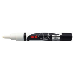 4902778175422 - UNI-CHALK MARQUEUR POINTE FINE Blanc