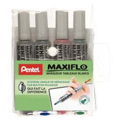 3474373500400 - MAXIFLO OGIVE POCHETTE 4 MARQUEURS ASSORTIS