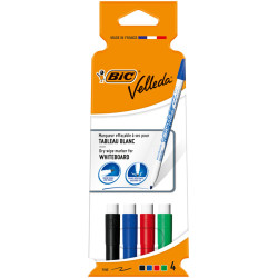 3086120017248 - VELLEDA 1721 FIN 4 FEUTRES COLORIS ASSORTIS