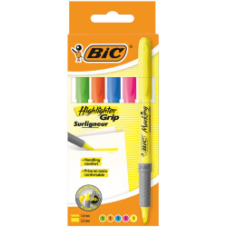 3086126633800 - BRITE LINGER GRIP 5 SURLIGNEURS COLORIS CLASSIQUE