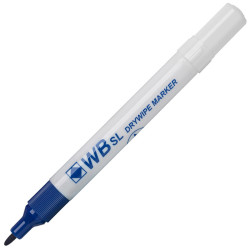 5021203953035 - 10 FEUTRES TABLEAU BLANC MOYEN BLEU 1ER PRIX