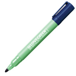 5021203976935 - MARQUEUR EFFACABLE RECYCLE POINTE OGIVE MOYEN COLORIS BLEU