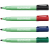 5021203976959 - 4 MARQUEURS EFFACABLE RECYCLE POINTE OGIVE MOYEN COLORIS ASSORTIS