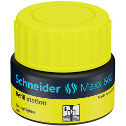 4004675010834 - MAXX 660 RECHARGE ENCRE JAUNE POUR SURLIGNEUR JOB 150