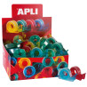 8410782120827 - ADHÉSIF TRANSPARENT 15MMX10M SUR DÉVIDOIR