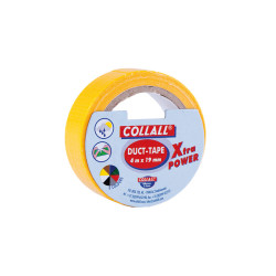 8711557057868 - ADHÉSIF TOILÉ 19MMX4M JAUNE