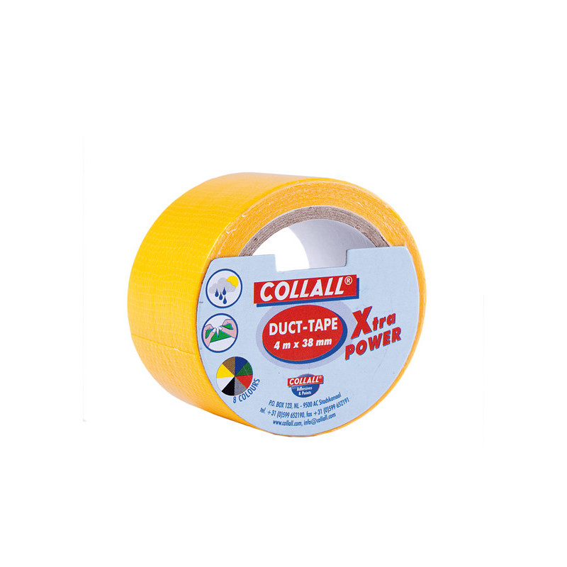 8711557057967 - ADHÉSIF TOILÉ 38MMX4M JAUNE