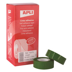 8410782122753 - ADHÉSIF PP COULEUR 19MMX33M VERT