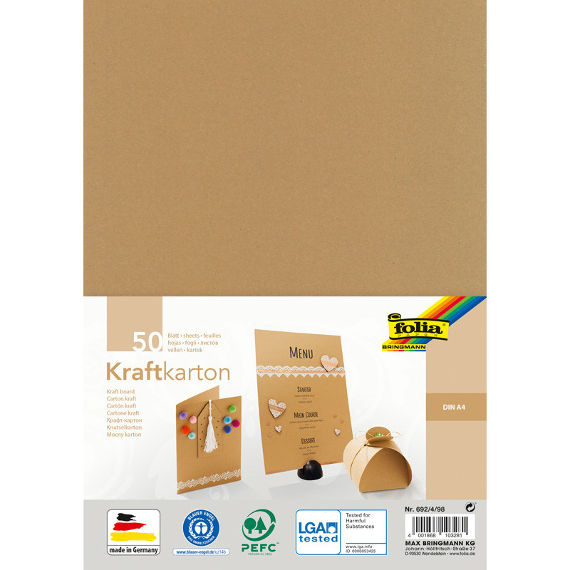 4001868103281 - 50F CARTON KRAFT A4 230G