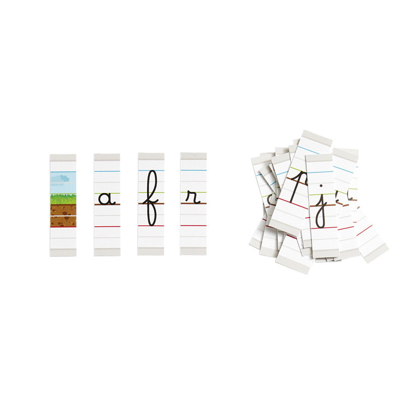3133093884497 - LETTRES CURSIVES LIGNÉES MAGNÉTIQUES GRAND FORMAT