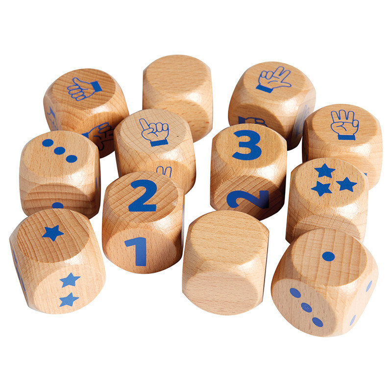 3133099081500 - DÉS DE 1 À 3 - LOT DE 12