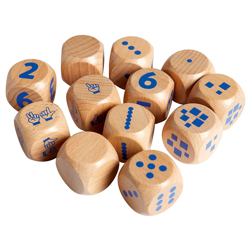 3133099081494 - DÉS DE 1 À 6 - LOT DE 12