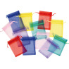 4260586157222 - 12 SACHETS ORGANZA 9X12CM ASSORTIS