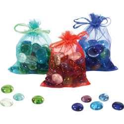 4260586157222 - 12 SACHETS ORGANZA 9X12CM ASSORTIS
