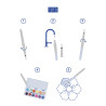 3701385305069 - 6 PINCEAUX A RESERVOIR ASSORTIS