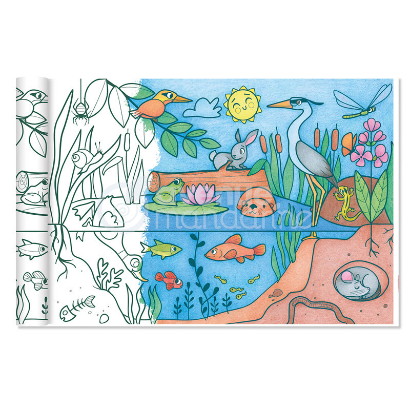 3609510520786 - LES ÉCOSYSTÈMES COLORIAGE GÉANT 0,35X5M