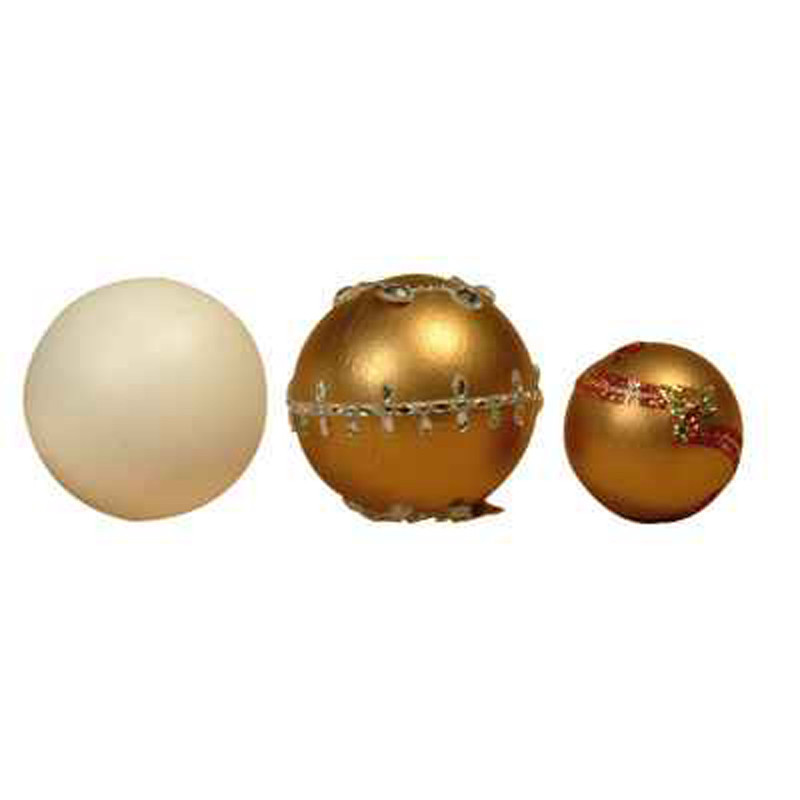 3532436001018 - 5 BOULES STYROPOR Ø 100 MM