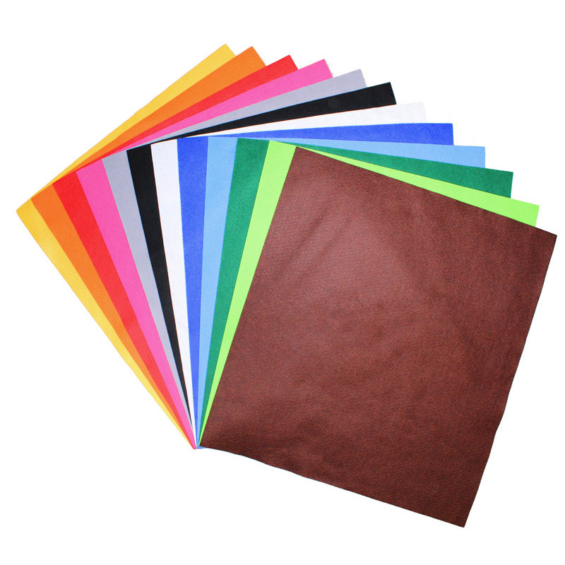 3701385300712 - 12 COUPONS FEUTRINE 45X50CM COLORIS ASSORTIS