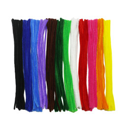 3700773321308 - 180 CHENILLES 6MM L30CM COLORIS ASSORTIS