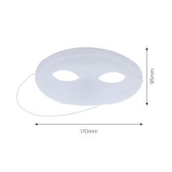 8428885502006 - 12 MASQUES LOUP PVC 16X8CM