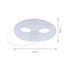 8428885502006 - 12 MASQUES LOUP PVC 16X8CM