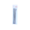 8428885390191 - 25 CHENILLES METALLIQUES ARGENT 6MMX30CM