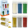 3134725018495 - 6 TUBES PAILLETTES VEGETALES 5GR COLORIS ASSORTIS
