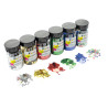 3700773321933 - MAXI PAILLETTES 6MM CLASSPACK 6 POTS 150G COLORIS ASSORTIS