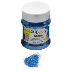 3700773322251 - PAILLETTES BIODEGRADABLES ULTRA FINES FLACON 100G COLORIS BLEU