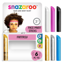 3700010418822 - 6 STICKS MAQUILLAGE COLORIS ARC EN CIEL