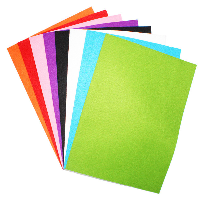 3701385302068 - 8 COUPONS FEUTRINE 3MM 24X30CM COLORIS ASSORTIS