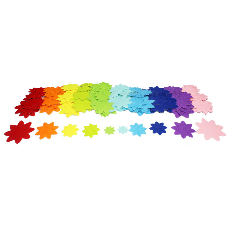 3701385301733 - 150 FLEURS FEUTRINE ADHÉSIVE ASSORTIES