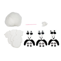 3701385300781 - KIT DIY 3 PANDAS BOOLY À FABRIQUER