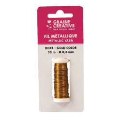 3532432007243 - FIL METALLIQUE OR BOBINE 28M