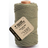 3532432001289 - 1 BOBINE COTON CABLÉ RECYCLE 100M COLORIS VERT