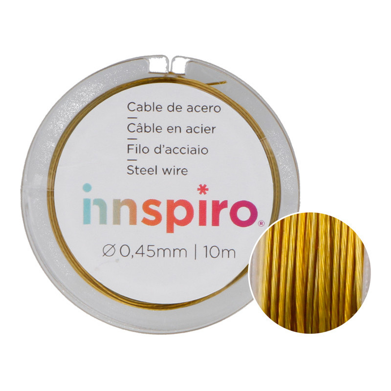 8428885159606 - FIL CABLE METAL OR 10M