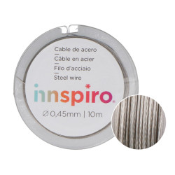 8428885159613 - FIL CABLE METAL ARGENT 10M