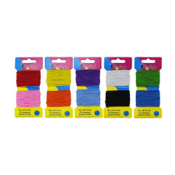 3700773320387 - FIL ELASTIQUE 0,8X8M 10 COLORIS ASSORTIS