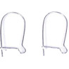 8428885033906 - 5 PAIRES DE CROCHETS FERMÉS POUR BOUCLES D'OREILLES ARGENT