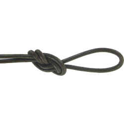 8428885462355 - 25 CORDONS CUIR NOIR